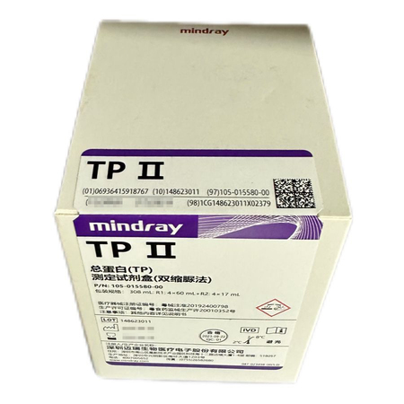 迈瑞 总蛋白(TP)测定试剂盒(双缩脲法) 308mL:R1:4×60mL+ R2:4×17mL