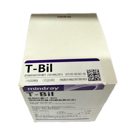 迈瑞 总胆红素(T-Bil)测定试剂盒(钒酸盐氧化法) 296mL:R1:4×58mL,R2:2×32mL