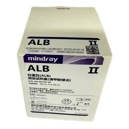 迈瑞 白蛋白(ALB)测定试剂盒(溴甲酚绿法) 360mL:R:6×60mL