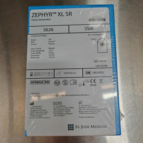圣犹达植入式心脏起搏器 XL SR 5626