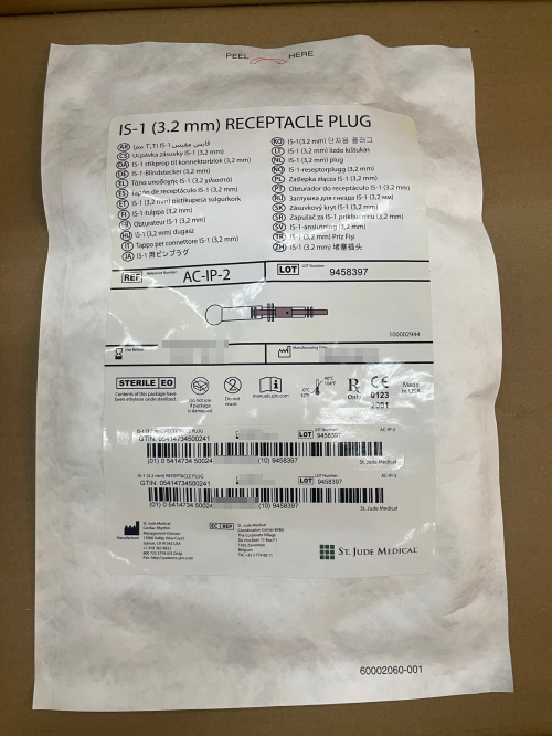 圣犹达堵塞插头 AC-IP-2