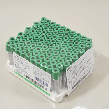 BD 真空采血管 肝素锂 绿色Hemogard头盖 纸质 6ml Φ13×100mm