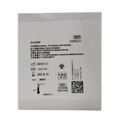 贝克曼 葡萄糖测定试剂盒(己糖激酶法) R1:4×53ml+R2:4×27ml