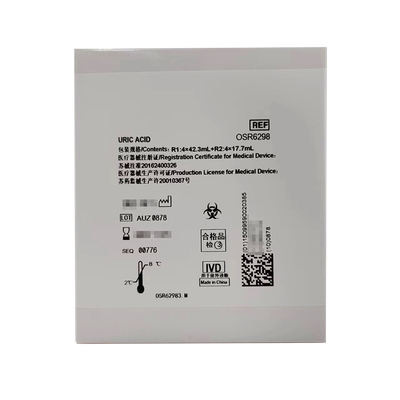 丹纳赫 尿酸测定试剂盒(尿酸酶-过氧化物酶法) R1:4×42.3ml+R2:4×17.7ml