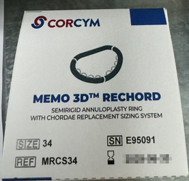 恪心医疗 瓣膜成形环 Memo 3D ReChord MRCS34