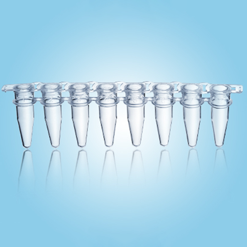 0.1mL PCR 8联管(含管盖) BSH41S1 125套/盒,12盒/箱