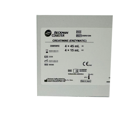 贝克曼 肌酐测定试剂盒(肌氨酸氧化酶法) 试剂1(R1):4×45mL,试剂2(R2):4×15mL