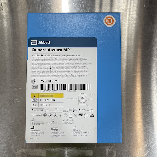 雅培植入式心脏再同步复律除颤器 CD3371-40Q