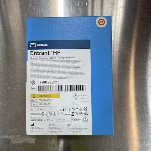 雅培植入式心脏再同步复律除颤器 CDHFA300Q
