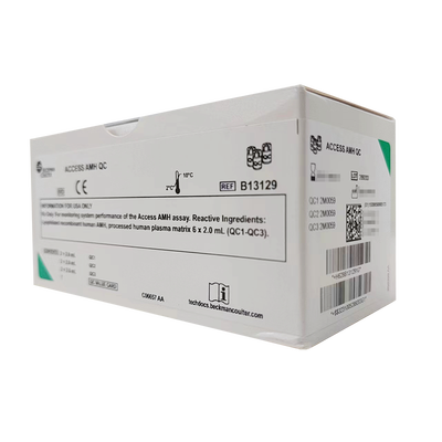 贝克曼 抗缪勒管激素质控品 冻干粉,水平1(QC1):2×2mL/瓶,水平2(QC2):2×2mL/瓶,水平3(QC3):2×2mL/瓶