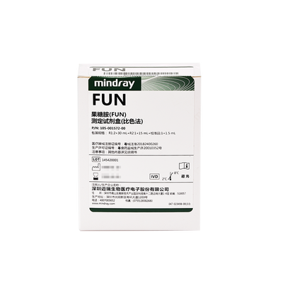 迈瑞 果糖胺(FUN)测定试剂盒(比色法) 75mL R1:2×30mL,R2:1×15mL 校准品:1×1.5mL