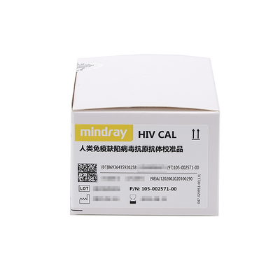 迈瑞 人类免疫缺陷病毒抗原抗体校准品 校准品0(C0):1×2.0mL,校准品1(C1):1×2.0mL.
