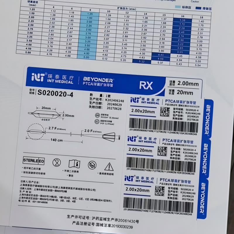 PTCA球囊扩张导管 S020020-4