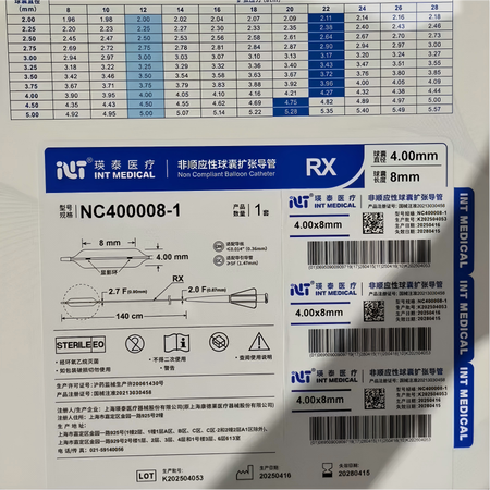瑛泰 非顺应性球囊扩张导管 NC400008-1