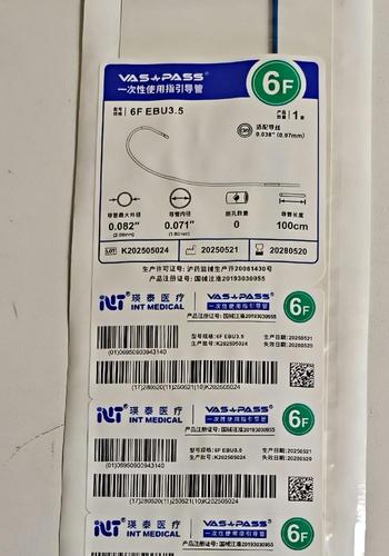 瑛泰 一次性使用指引导管 6F EBU3.5