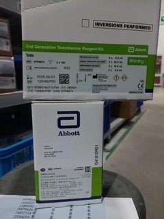 雅培 睾酮测定试剂盒(化学发光微粒子免疫检测法) Alinity:2×100测试/盒