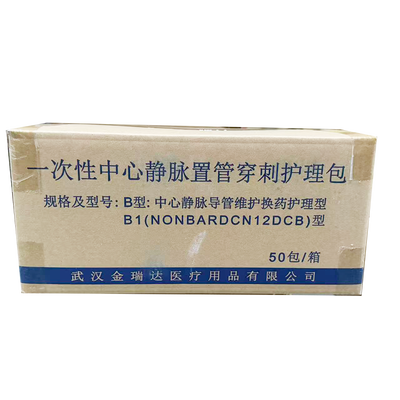 武汉金瑞达 一次性中心静脉置管穿刺护理包 B1(NONBARDCN12DCB)型
