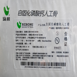 自固化磷酸钙人工骨 Ⅰ型 RB-DTX6-05P 瑞邦骨泰多孔条形骨块 5mm×5mm×55mm
