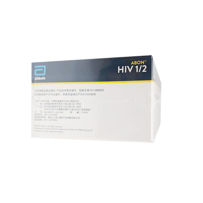 艾博生物 人类免疫缺陷病毒(HIV 1/2)抗体检测试剂盒(乳胶法) 板型单人份:40人份/盒