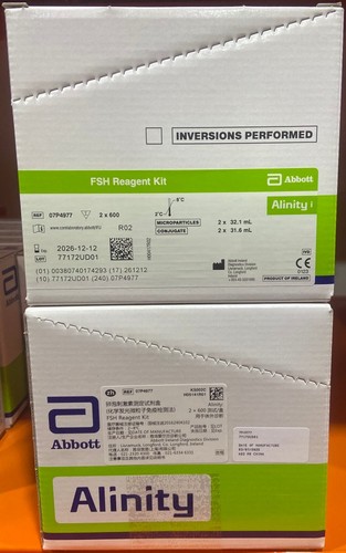雅培 卵泡刺激素测定试剂盒(化学发光微粒子免疫检测法) Alinity: 2×600 测试/盒