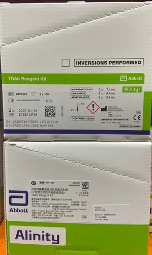 雅培 促甲状腺素受体抗体测定试剂盒(化学发光微粒子免疫检测法) Alinity:2×100 测试/盒