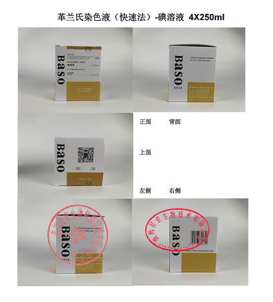 贝索 革兰氏染色液(快速法) 碘溶液 单包装:4×250ml