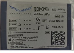 泰克帕斯 免疫复合质控品 水平1:4×5mL, 水平2:4×5mL,水平3:4×5mL(Alinity)