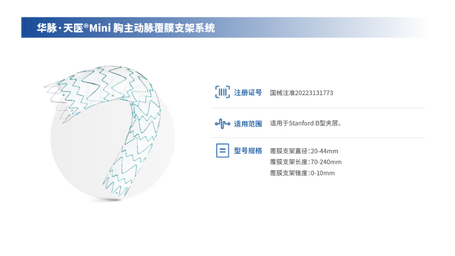 华脉泰科 胸主动脉覆膜支架系统 PTBS3834210S