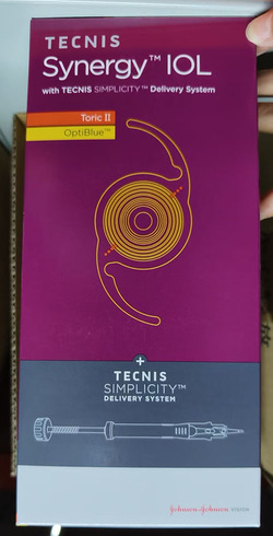 预装式环曲面焦深延长型人工晶状体 DFW100 +13.0D