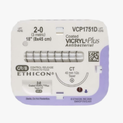 强生 可吸收性外科缝线 VCP1751D